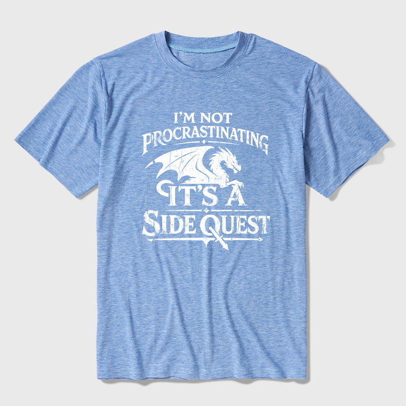 I'm Not Procrastinating It's A Side Quest Ultra Soft Heather Tee