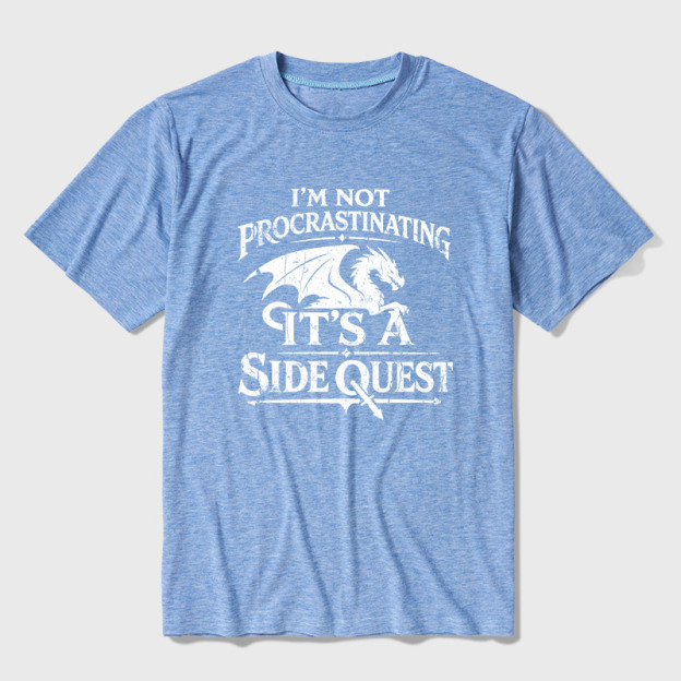 I'm Not Procrastinating It's A Side Quest Ultra Soft Heather Tee