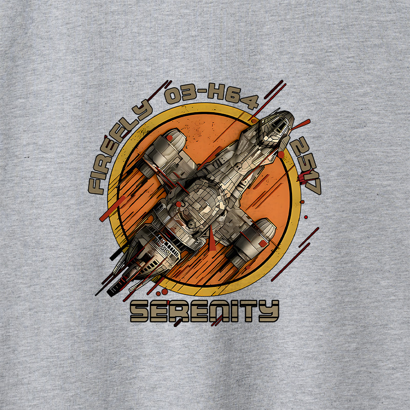 Firefly Junker Geek Retro Raglan Long-Sleeve Tee