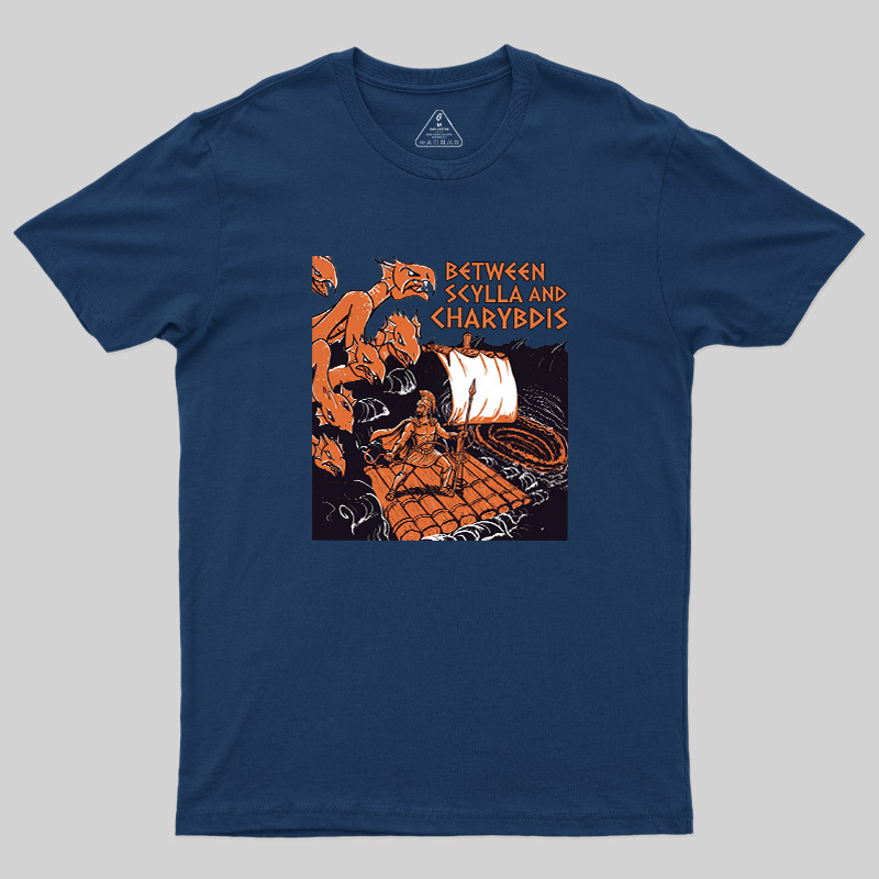 Scylla & Charybdis Greek Myth Graphic Geek T-Shirt