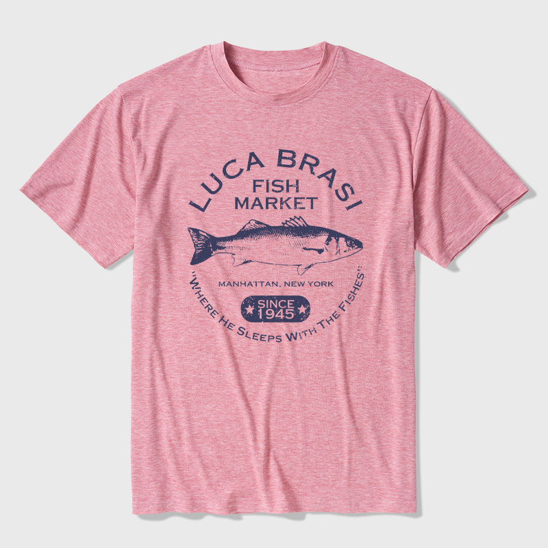 Luca Brasi Fish Market - Since 1945 Ultra Soft Heather Tees