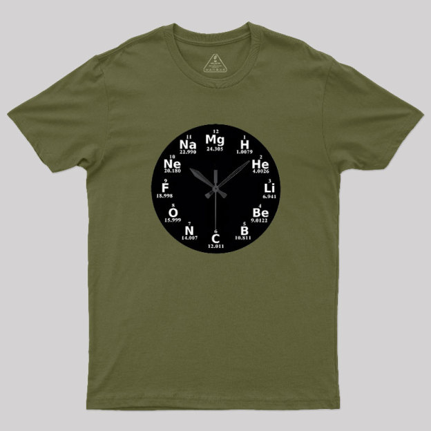 Periodic Table Science Elements Geek T-Shirt