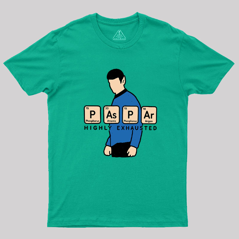 Exhausted Spock Geek T-Shirt