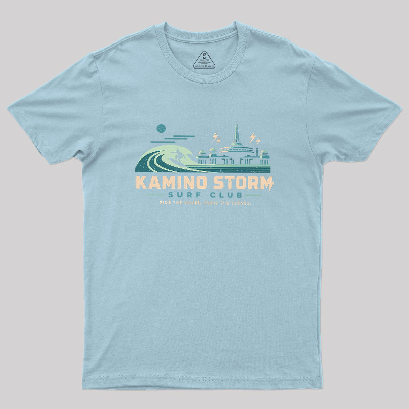 Galactic Stilt City Surfing Club Geek T-Shirt