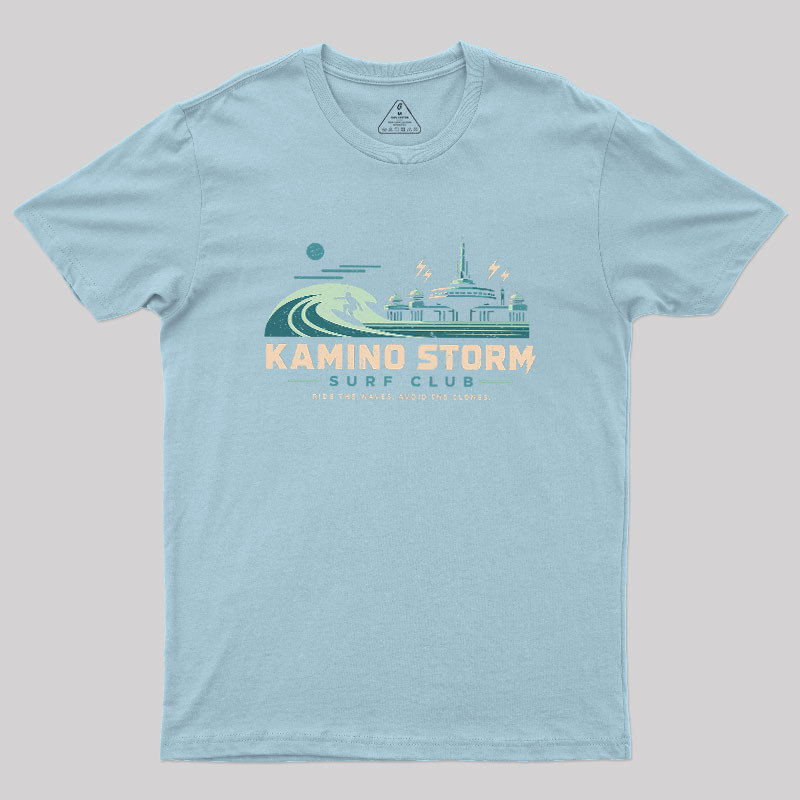 Galactic Stilt City Surfing Club Geek T-Shirt
