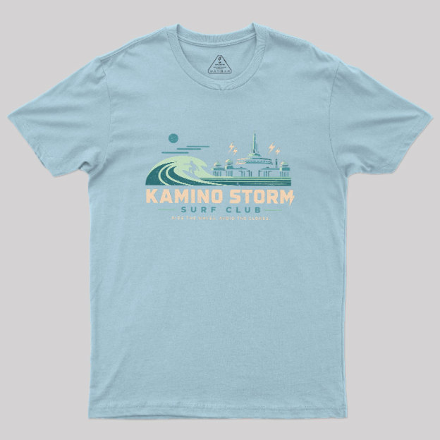 Galactic Stilt City Surfing Club Geek T-Shirt