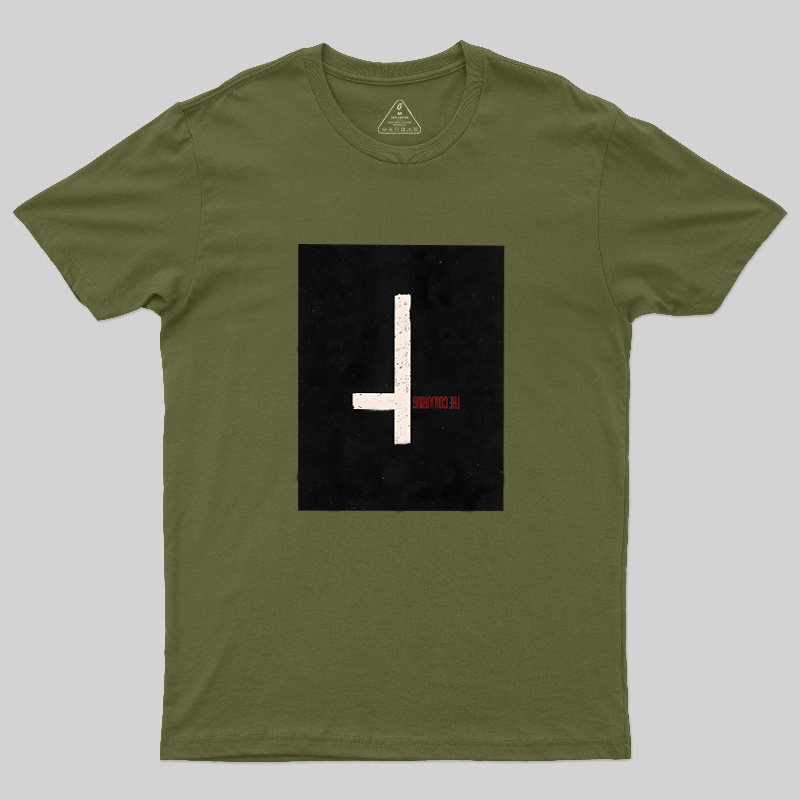 Minimalist Dark Symbol Cross Line Geek T-Shirt