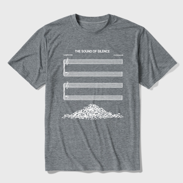 The Sound Of Silence music sheets Ultra Soft Heather Tees