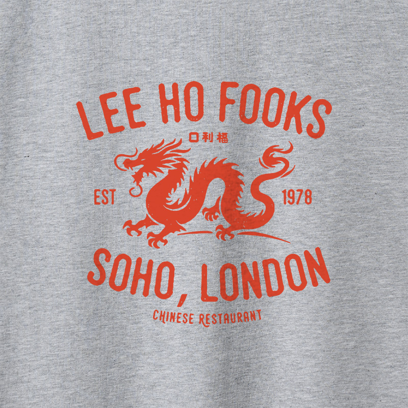Lee Ho Fooks Vintage Resto Geek Retro Raglan Long-Sleeve Tee