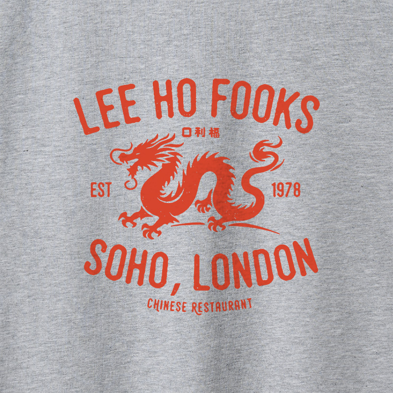 Lee Ho Fooks Vintage Resto Geek Retro Raglan Long-Sleeve Tee