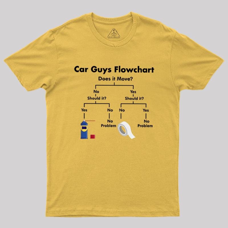 Car Guys Fix Flow Geek T-Shirt