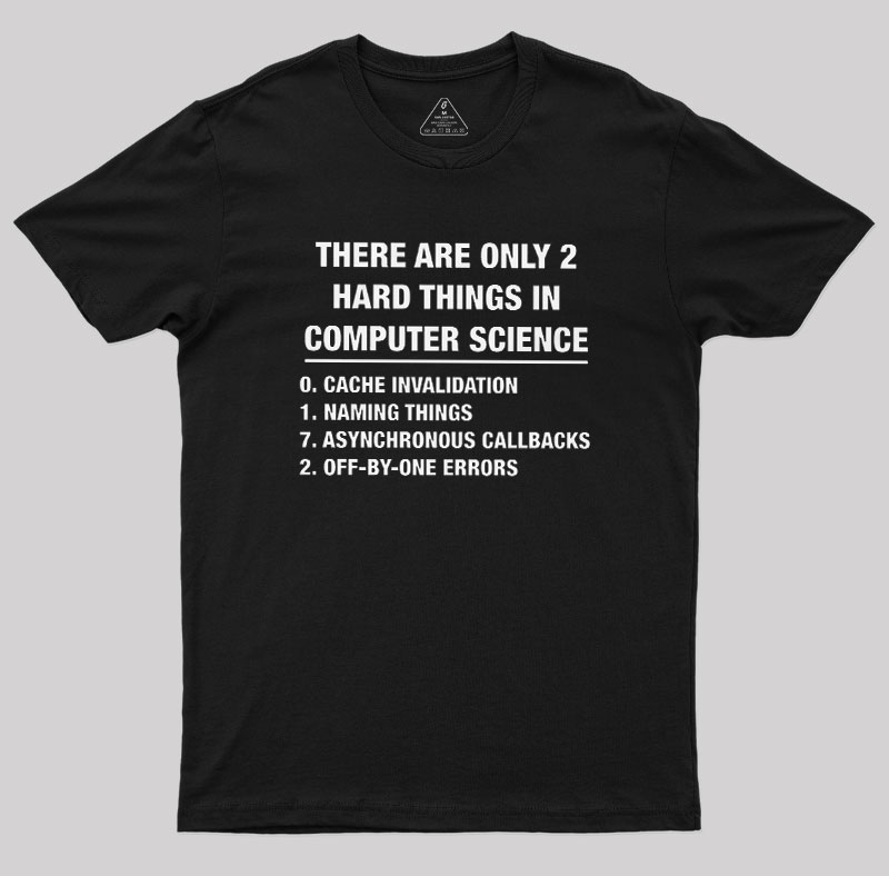 The Two Hard Things Geek T-Shirt