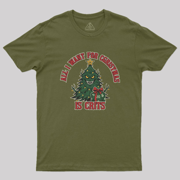 Oh Merry Pun Christmas Geek T-Shirt