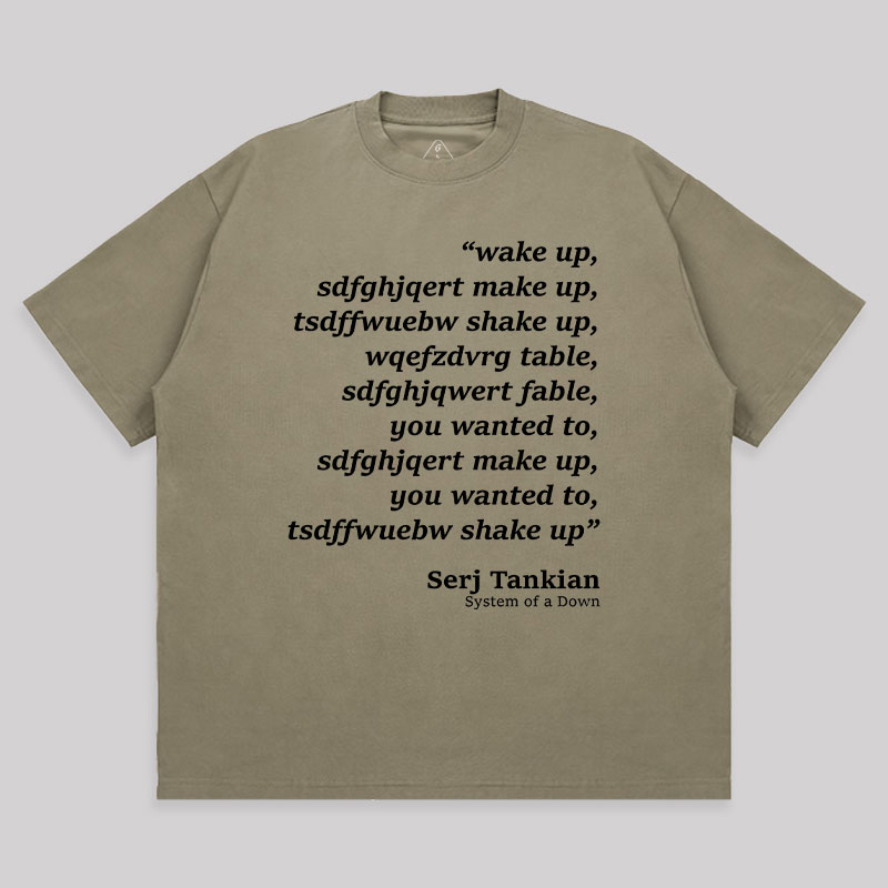 Wake Up Unisex Oversized T-shirt