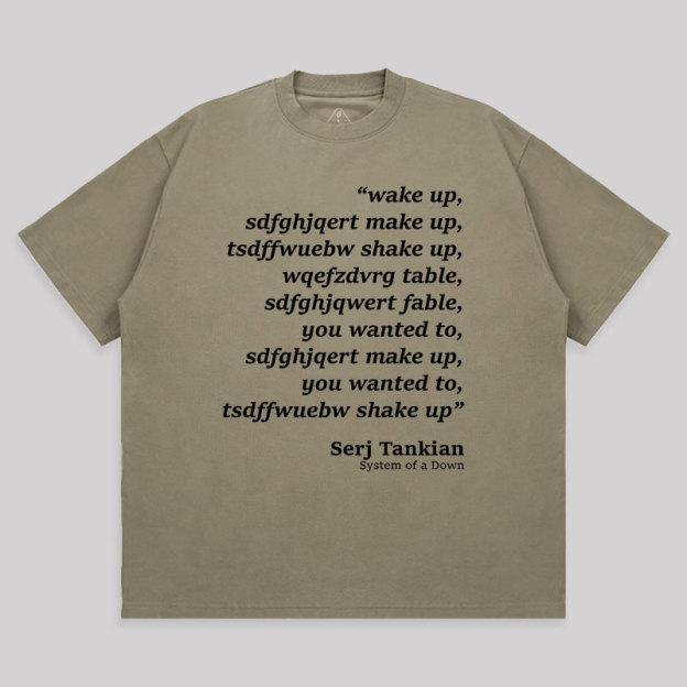 Wake Up Unisex Oversized T-shirt