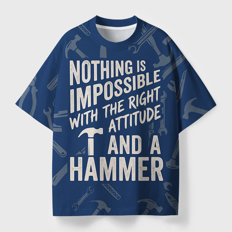 Nothing Is Impossible Geek All-Over Print T-Shirt