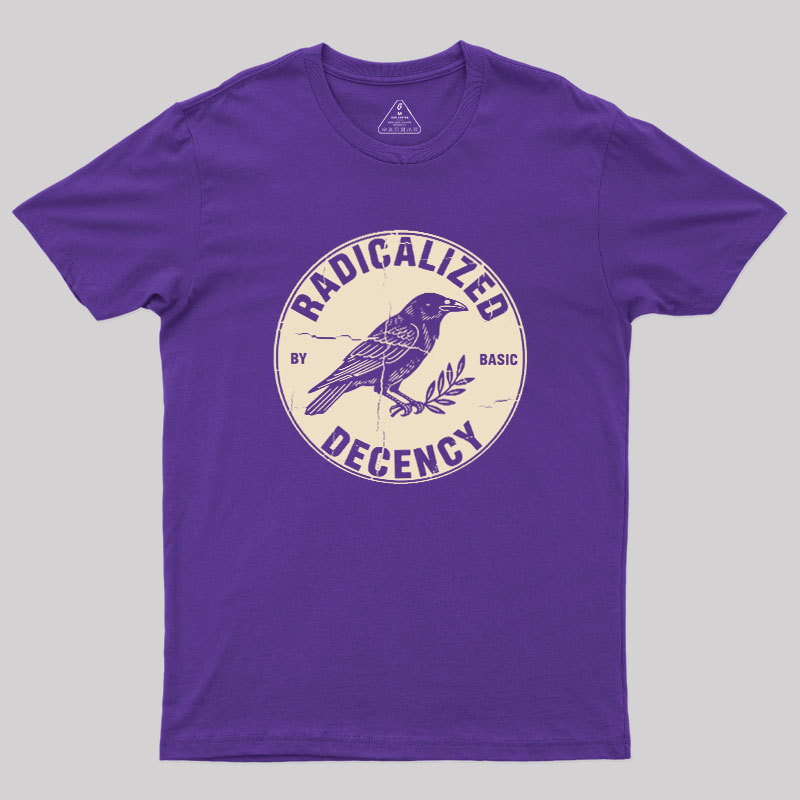 Radicalized By Basic Decency Geek T-Shirt