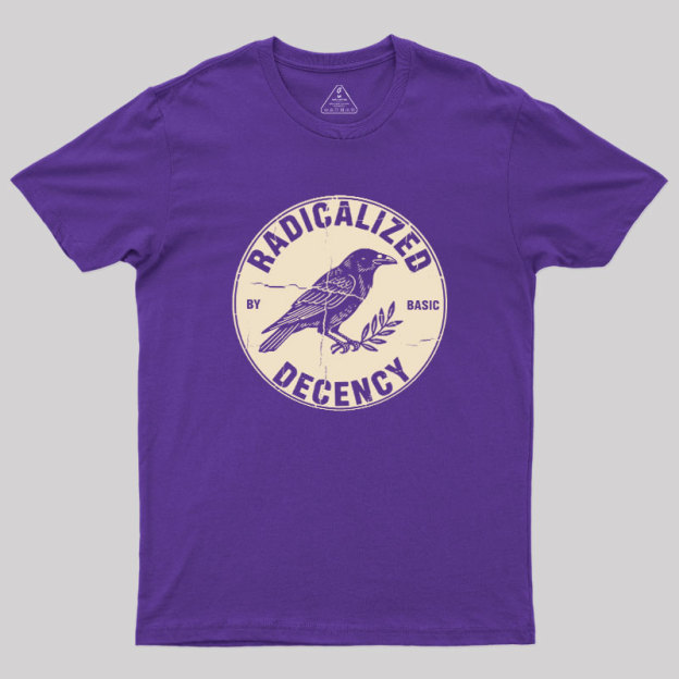 Radicalized By Basic Decency Geek T-Shirt