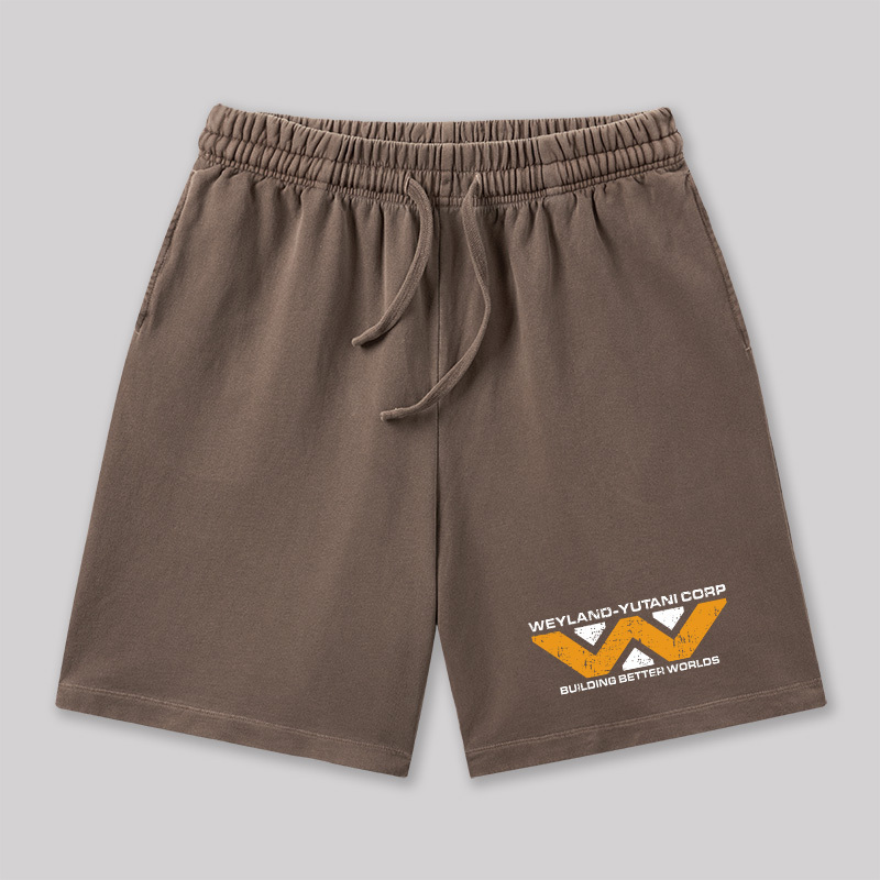 Weyland Yutani Corp Geeky Washed Shorts
