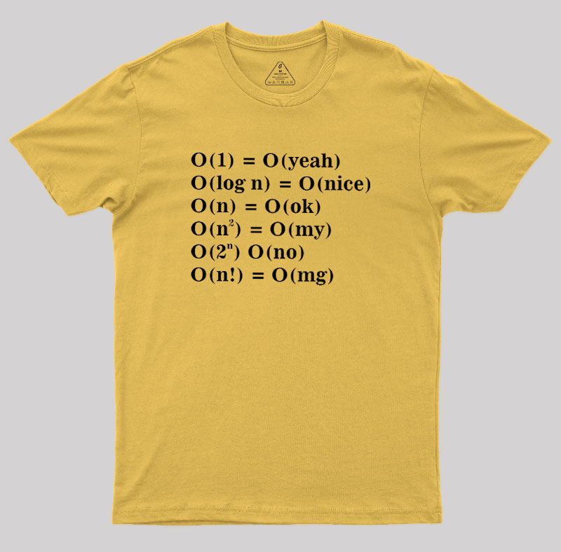 Alternative Big O Notation Geek T-Shirt
