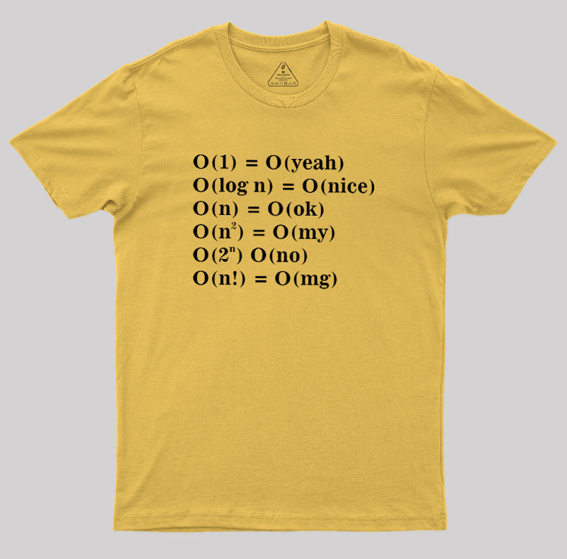 Alternative Big O Notation Geek T-Shirt