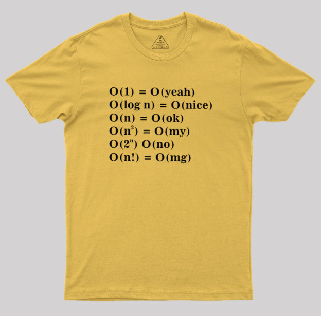 Alternative Big O Notation Geek T-Shirt