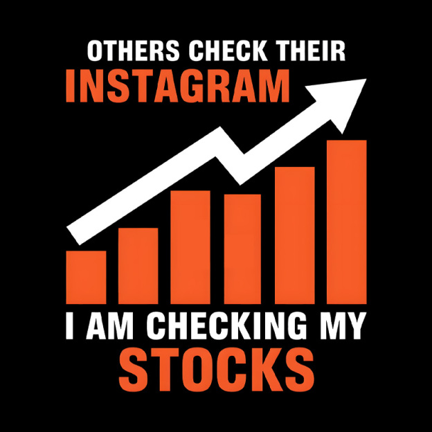 Checking My Stocks Geek T-Shirt