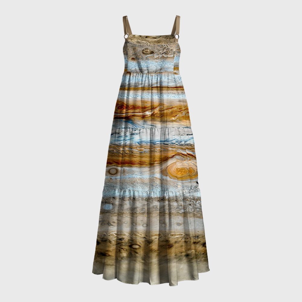 Jupiter Geek Tiered Cami Maxi Dress
