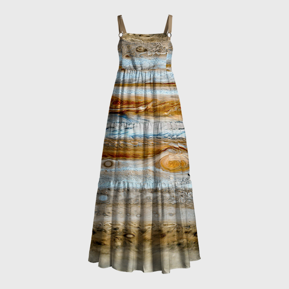 Jupiter Geek Tiered Cami Maxi Dress