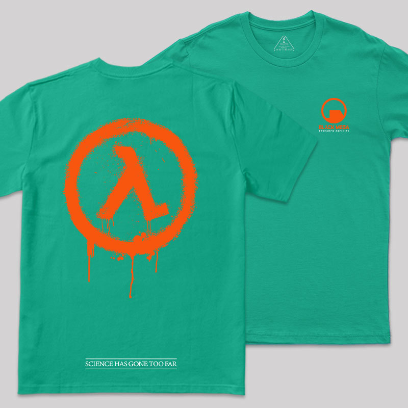 Black Mesa Front and Back Printing Geek T-Shirt