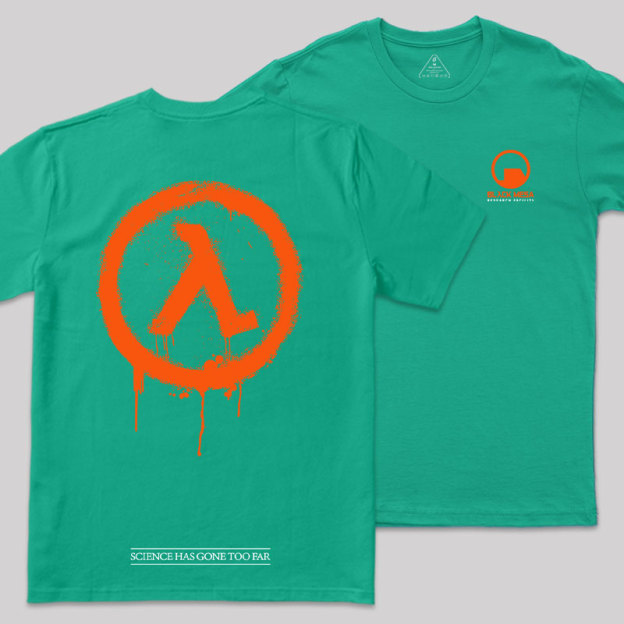 Black Mesa Front and Back Printing Geek T-Shirt