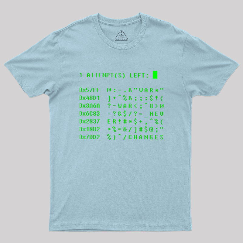 War Never Changes Geek T-Shirt