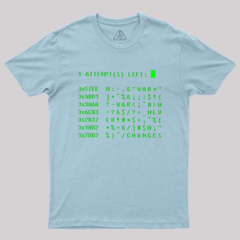 War Never Changes Geek T-Shirt