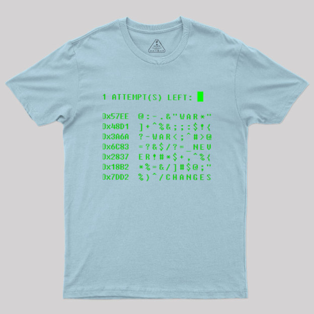 War Never Changes Geek T-Shirt