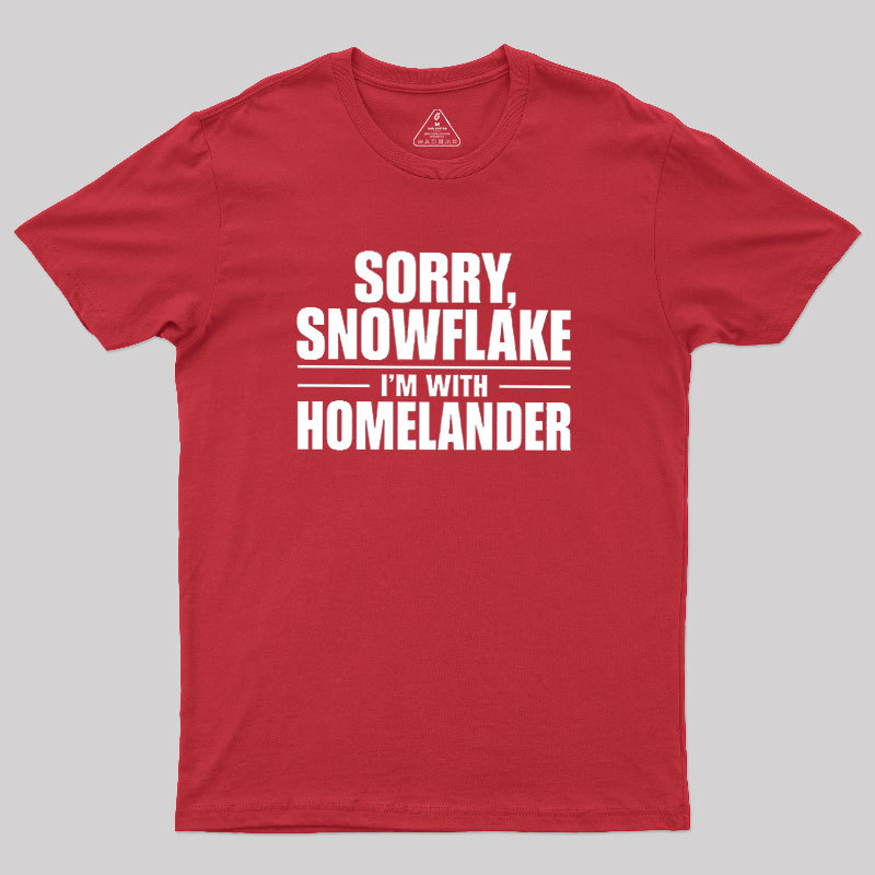 Sorry Snowflake Geek T-Shirt
