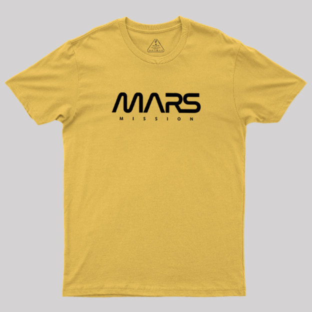 Mars Mission Geek T-Shirt