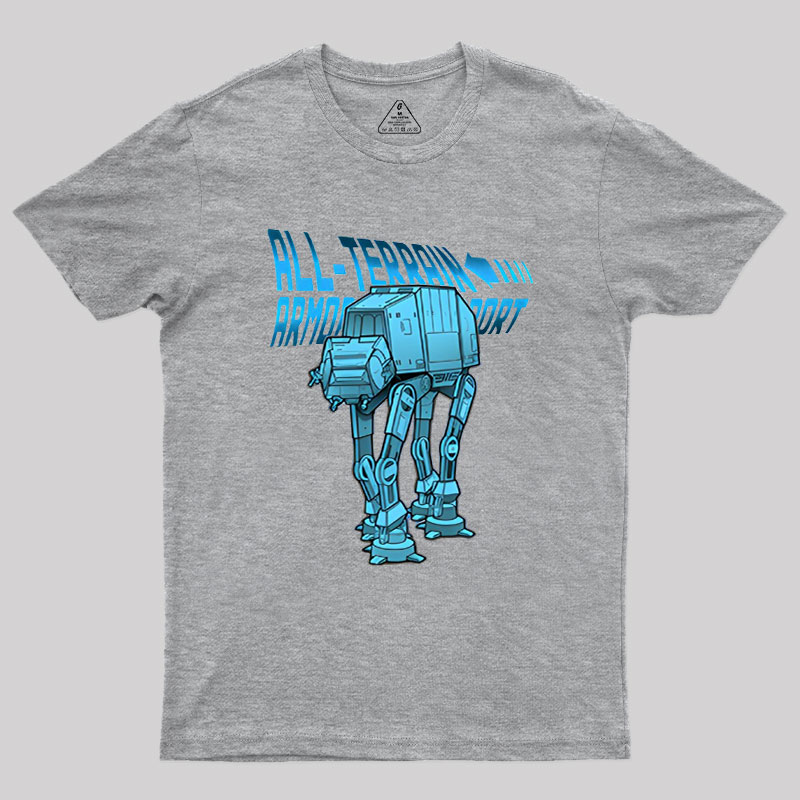 Mega Terrain Mecha Transport Geek T-Shirt