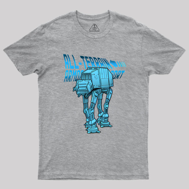 Mega Terrain Mecha Transport Geek T-Shirt