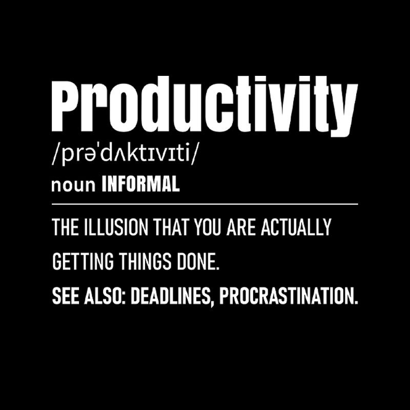 The Illusion of Productivity Geek T-Shirt
