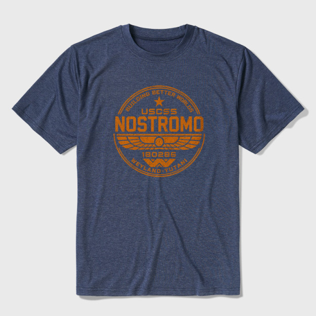 Retro USCSS Nostromo Ultra Soft Heather Tee