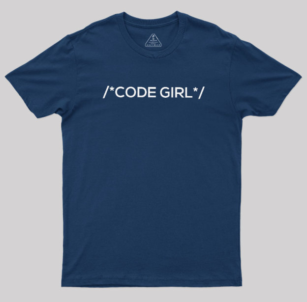 Coder Girl Programmer Geek T-Shirt