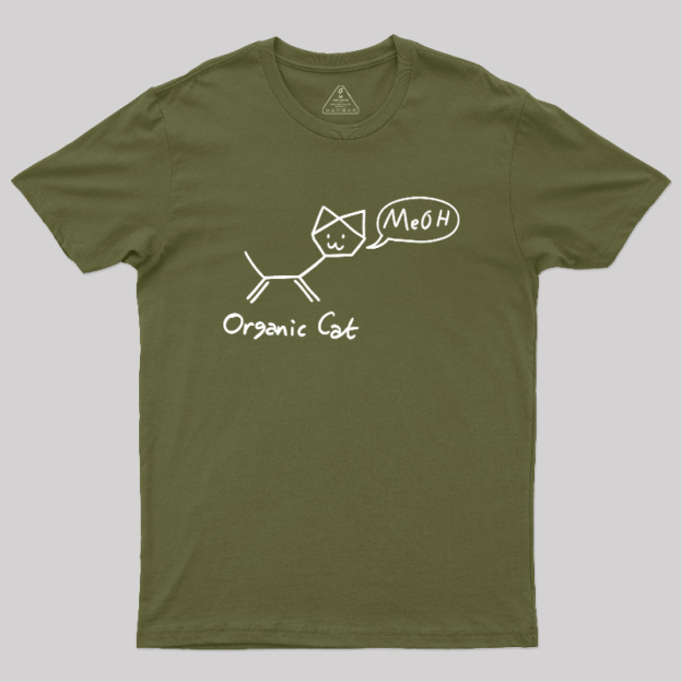 Organic Cat Funny Geek T-Shirt