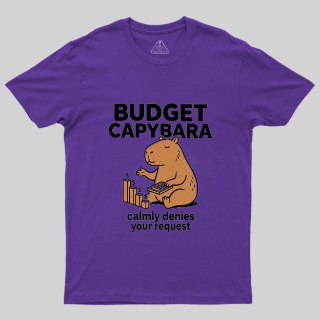 Budget Capybara Geek T-Shirt