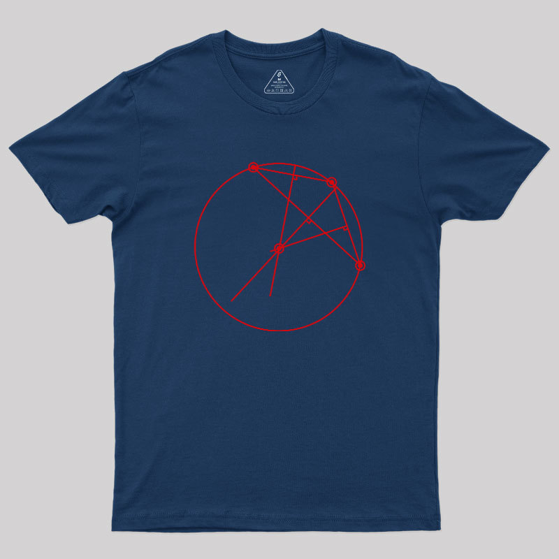A Circle Completely Surrounding The Upside Down Geek T-Shirt