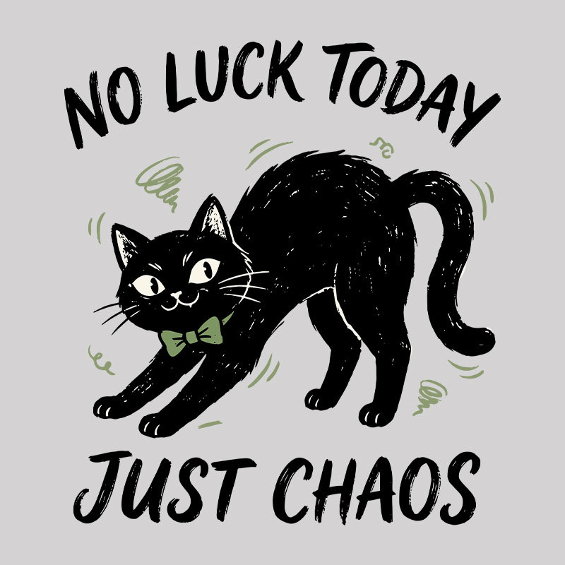 Just Chaos Cat Geek T-Shirt