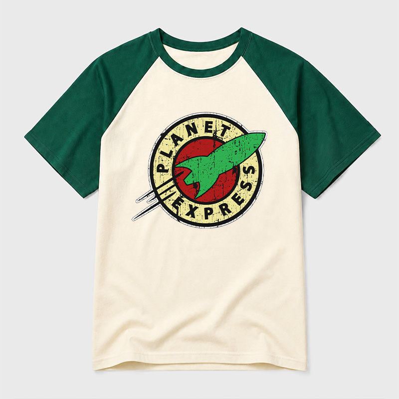 Planet Express Geek Retro Raglan T-Shirt