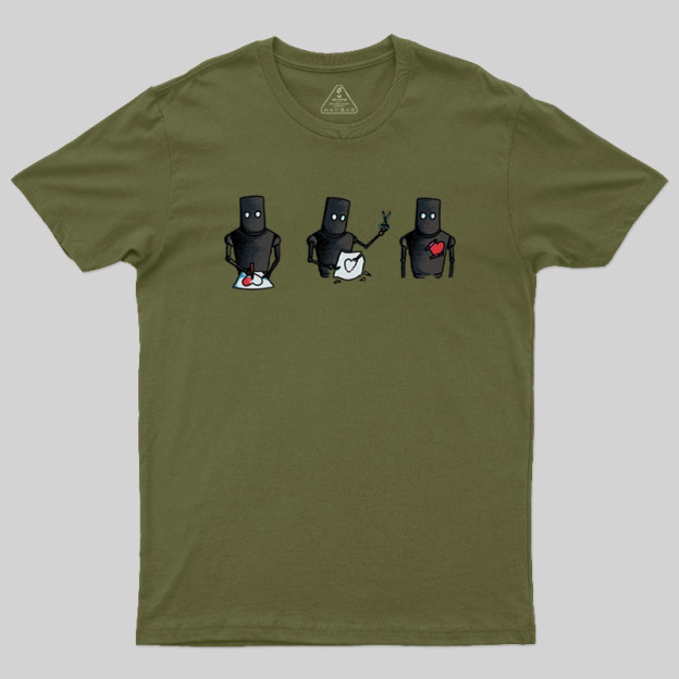 Robot Heart Geek T-Shirt