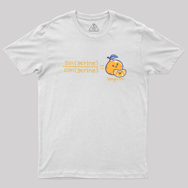 Tangerine Math Pun Geek T-Shirt