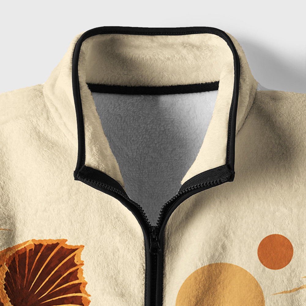 Desert Wanderer & The Leviathan Geek Polar Fleece Full-Zip Jacket