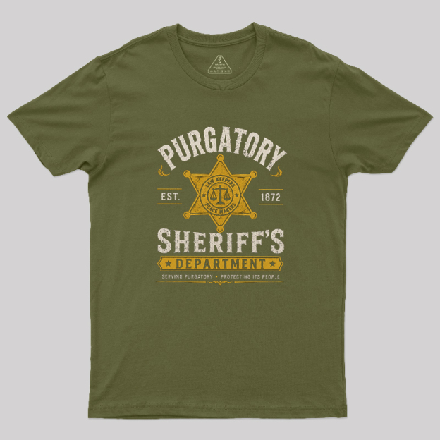 Purgatory Sheriff's Department Geek T-Shirt